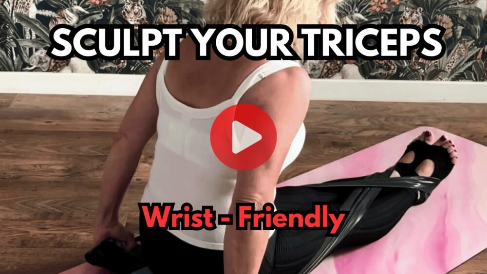 Sculpt your triceps video short with resistance band