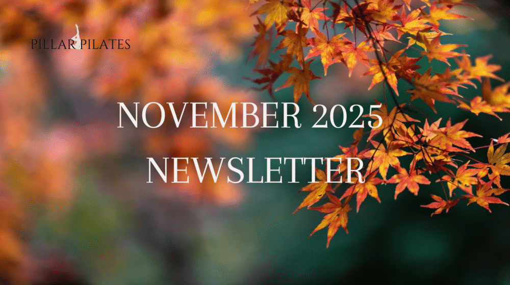 November 2025 Newsletter Pillar Pilates
